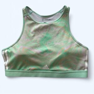 Plus Size Adidas Green Sports Bra